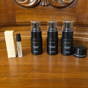 Dime Cosmetics 5-Piece Set, Gentle Jelly Cleaner, Night Cream, Perfume--New